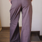 Soleil Linen Pants Brown - AB ESSENTIALS