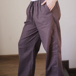 Soleil Linen Pants Brown - AB ESSENTIALS