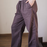 Soleil Linen Pants Brown - AB ESSENTIALS