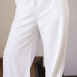 Soleil Linen Pants Off White - AB ESSENTIALS