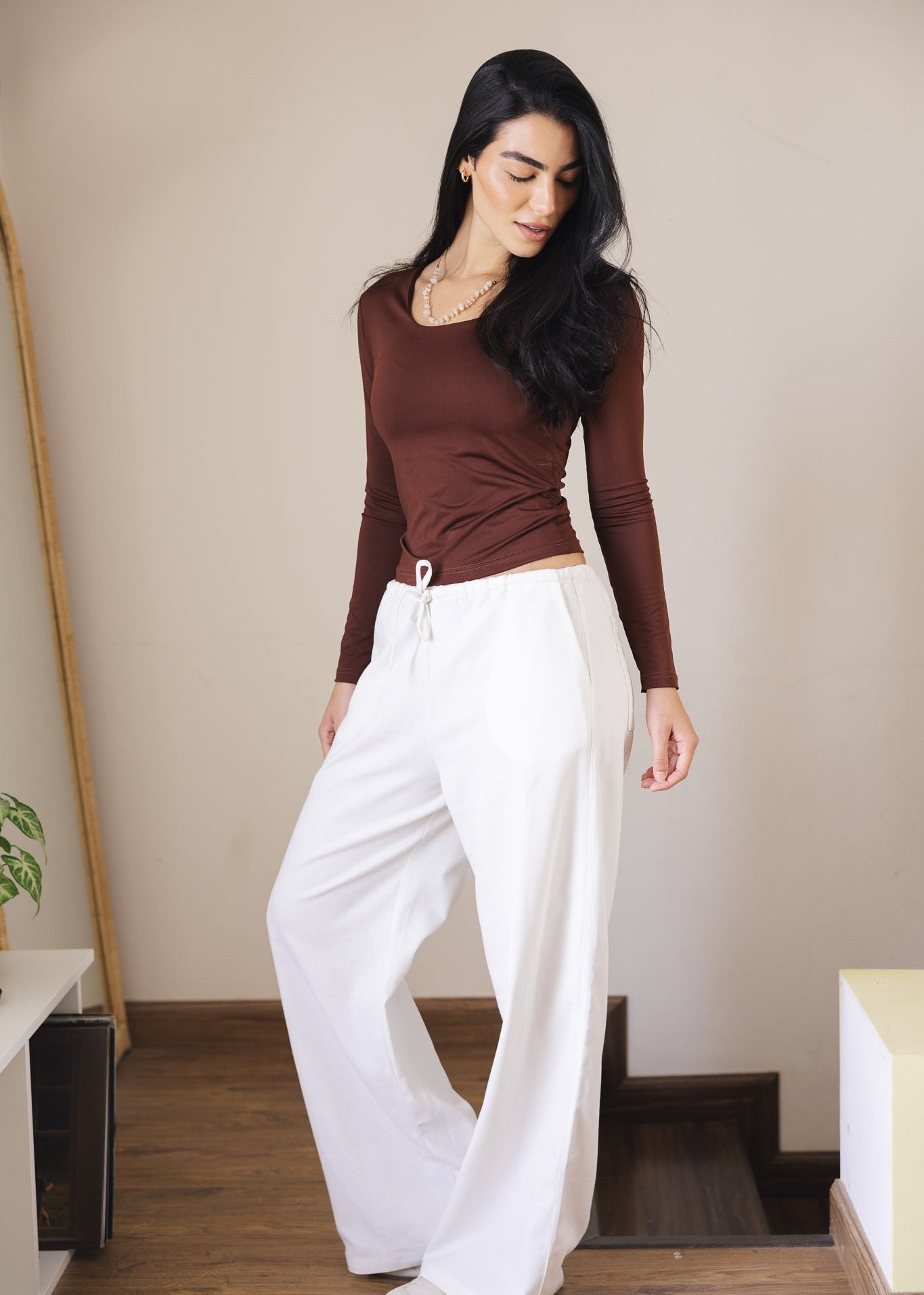Soleil Linen Pants Off White - AB ESSENTIALS