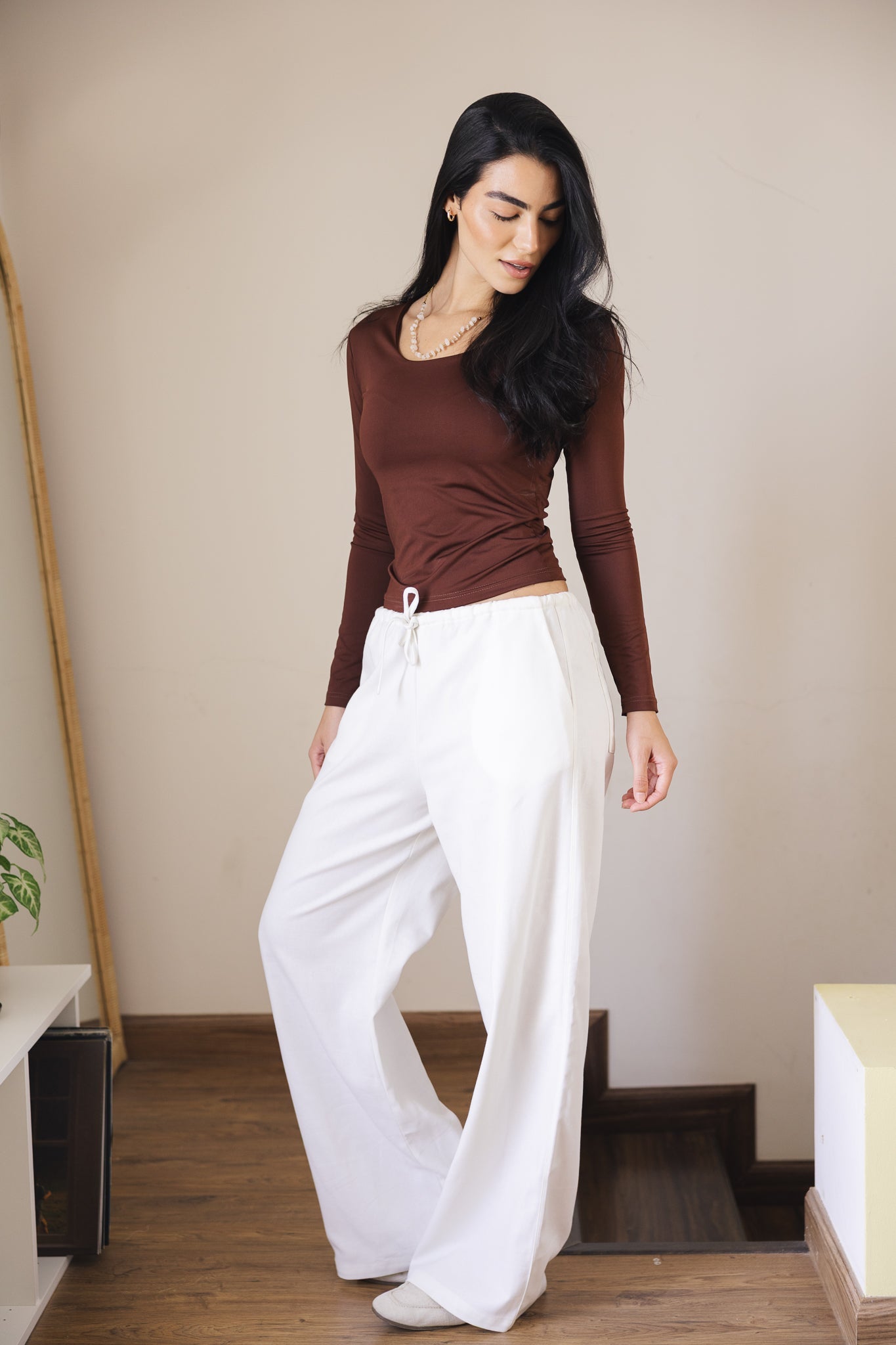 Soleil Linen Pants Off White - AB ESSENTIALS