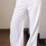 Soleil Linen Pants Off White - AB ESSENTIALS