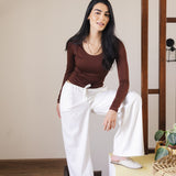 Soleil Linen Pants Off White - AB ESSENTIALS