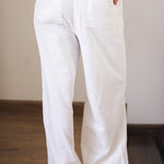 Soleil Linen Pants Off White - AB ESSENTIALS