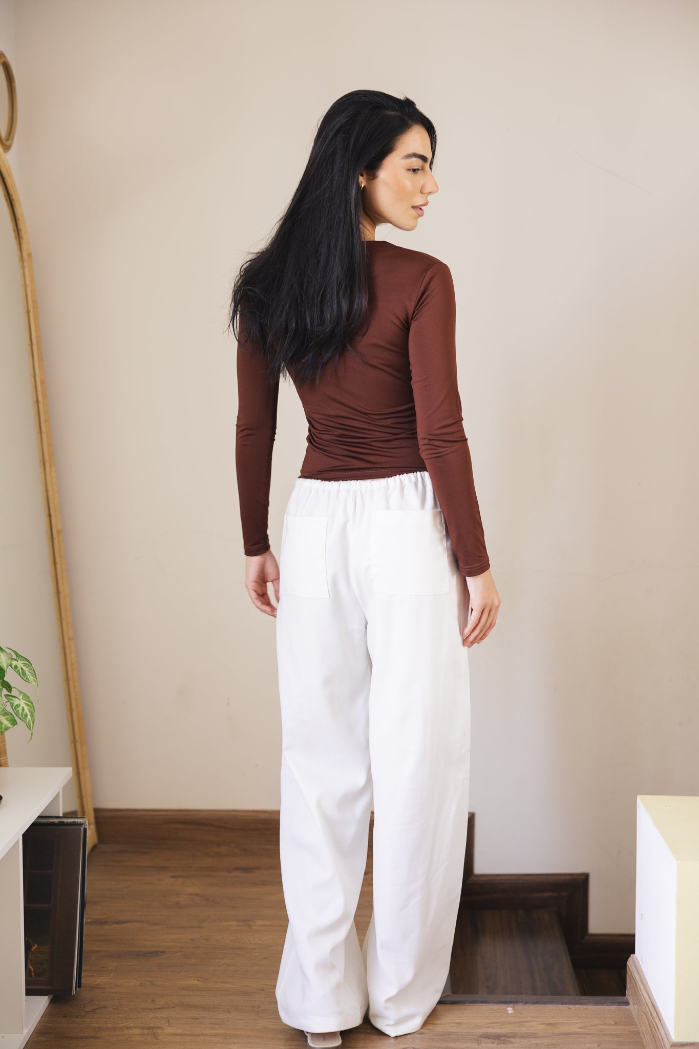 Soleil Linen Pants Off White - AB ESSENTIALS