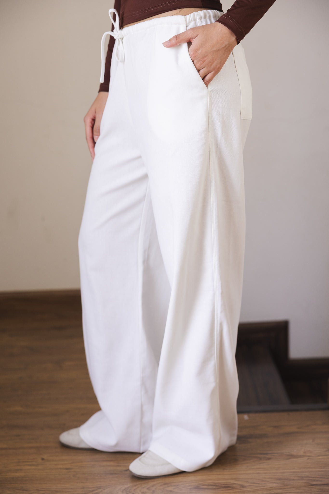 Soleil Linen Pants Off White - AB ESSENTIALS