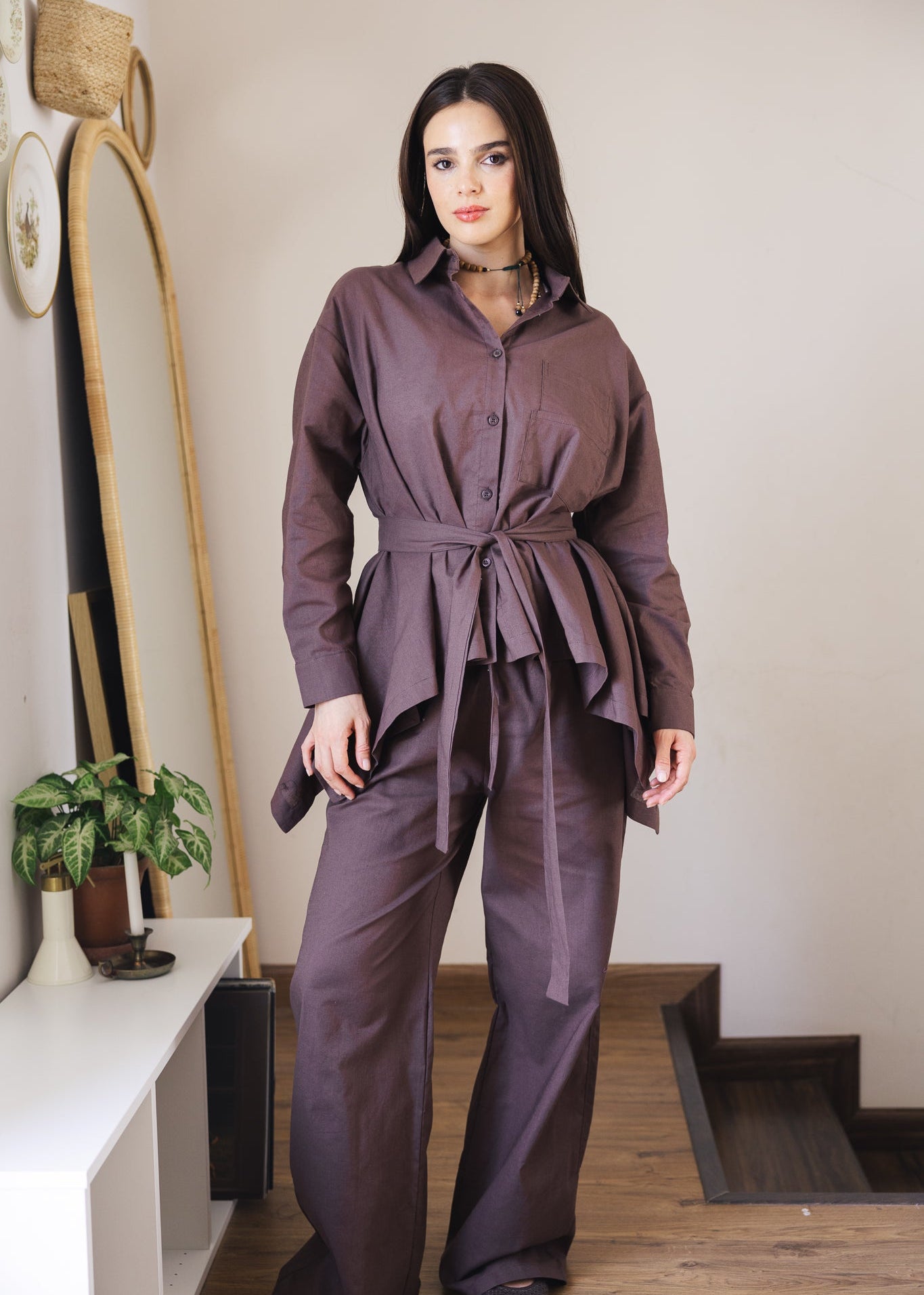 Soleil Top Brwon - AB ESSENTIALS