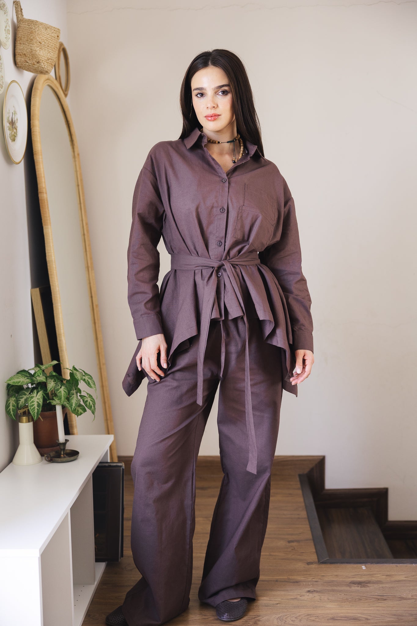 Soleil Top Brwon - AB ESSENTIALS