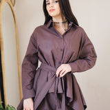 Soleil Top Brwon - AB ESSENTIALS