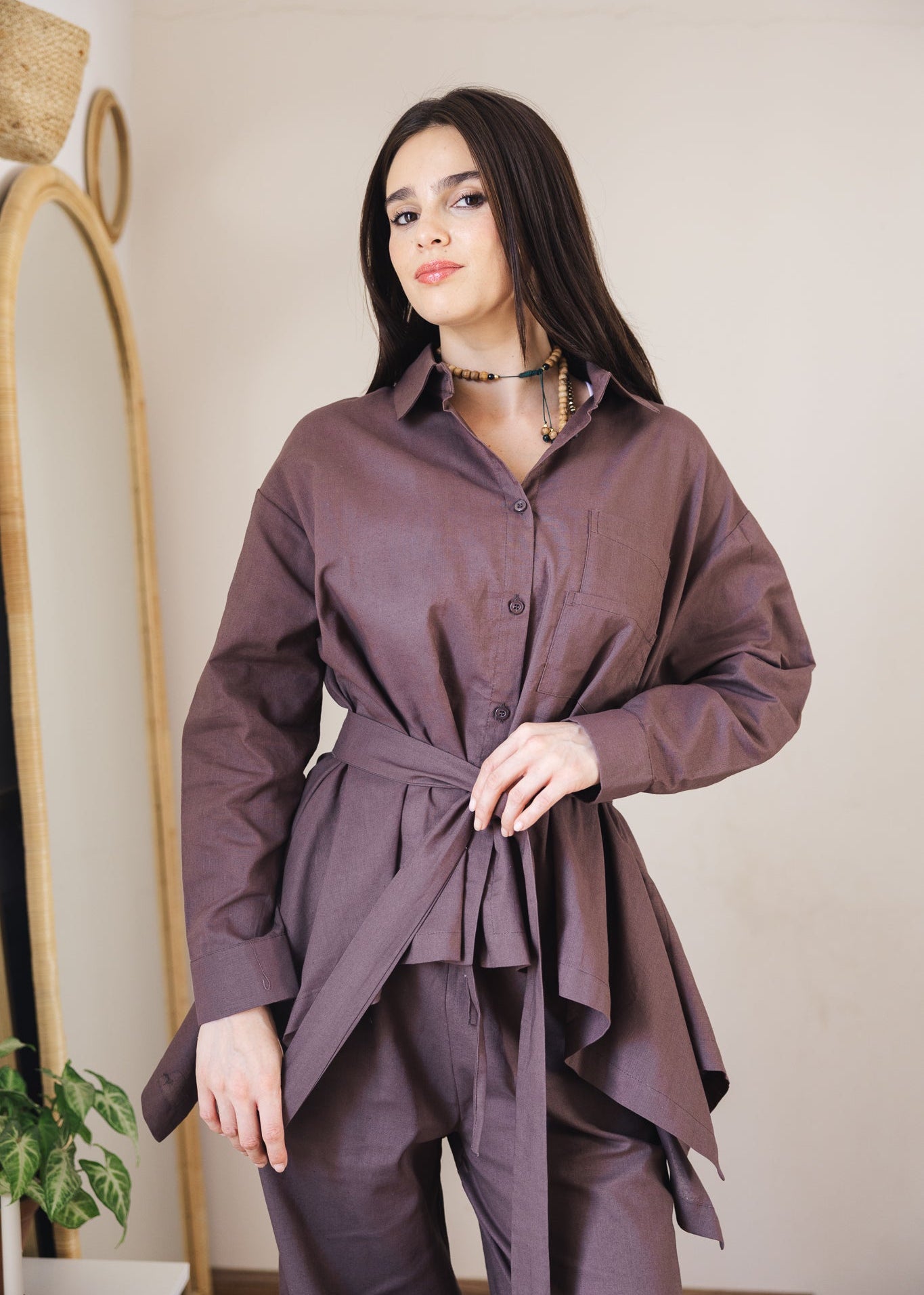 Soleil Top Brwon - AB ESSENTIALS