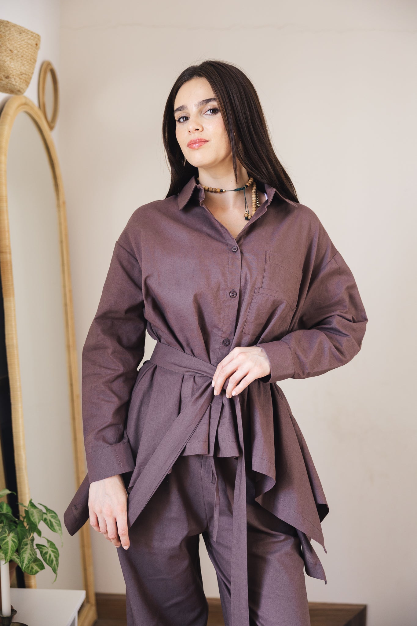 Soleil Top Brwon - AB ESSENTIALS