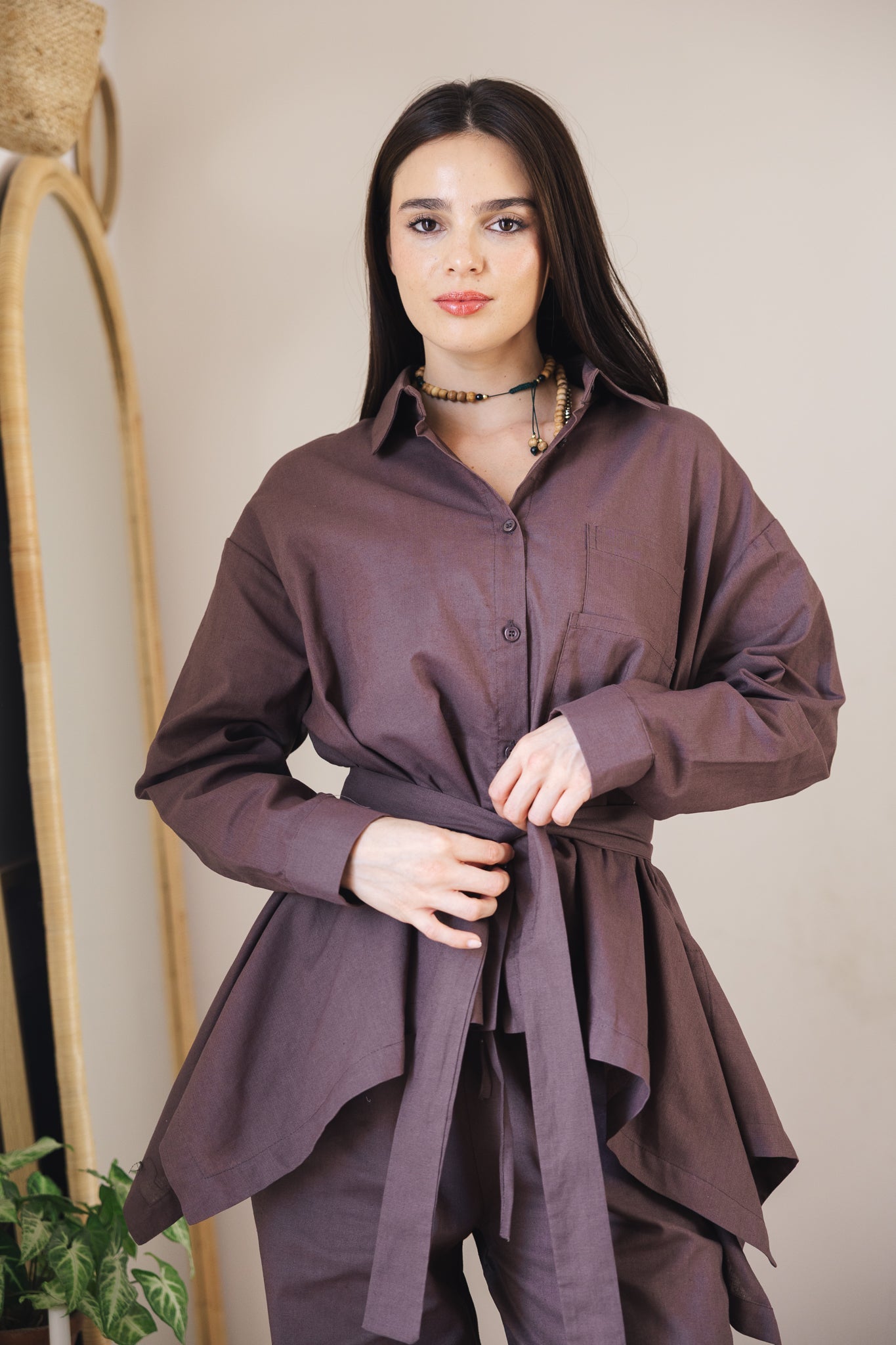 Soleil Top Brwon - AB ESSENTIALS