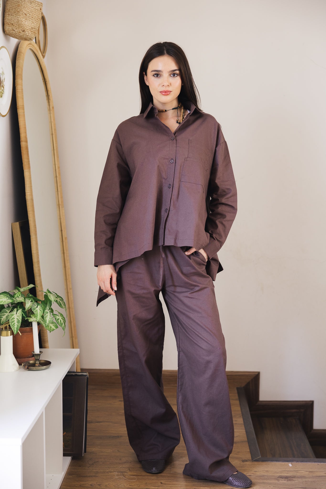 Soleil Top Brwon - AB ESSENTIALS