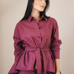 Soleil Top Burgundy - AB ESSENTIALS
