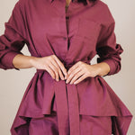 Soleil Top Burgundy - AB ESSENTIALS