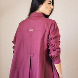 Soleil Top Burgundy - AB ESSENTIALS