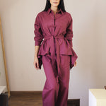 Soleil Top Burgundy - AB ESSENTIALS