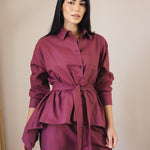 Soleil Top Burgundy - AB ESSENTIALS