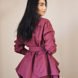Soleil Top Burgundy - AB ESSENTIALS