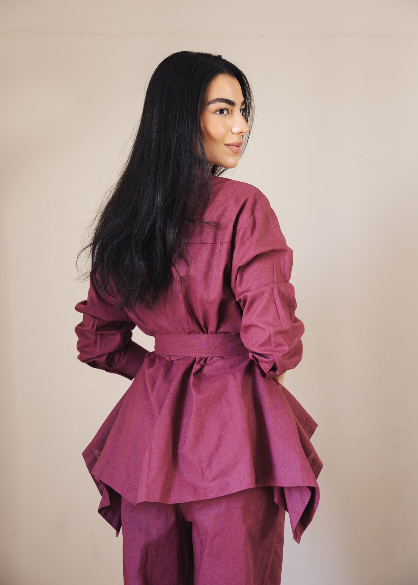Soleil Top Burgundy - AB ESSENTIALS