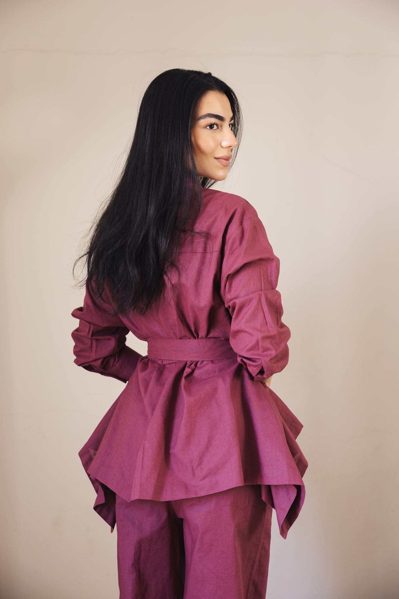 Soleil Top Burgundy - AB ESSENTIALS