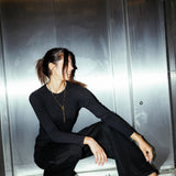 Sparkle black denim - AB ESSENTIALS