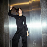 Sparkle black denim - AB ESSENTIALS