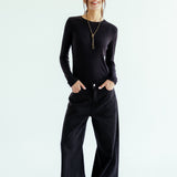 Sparkle black denim - AB ESSENTIALS