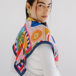 Square Silk Scarf 1 - AB ESSENTIALS