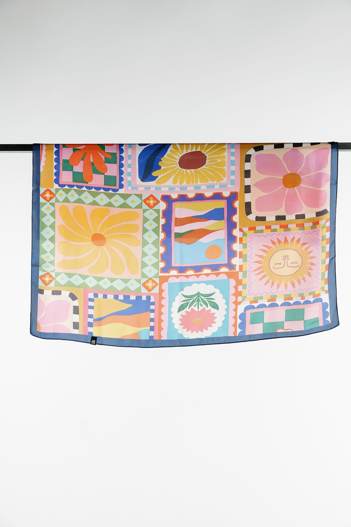 Square Silk Scarf 1 - AB ESSENTIALS