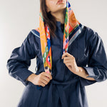 Square Silk Scarf 1 - AB ESSENTIALS