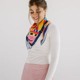 Square Silk Scarf 1 - AB ESSENTIALS