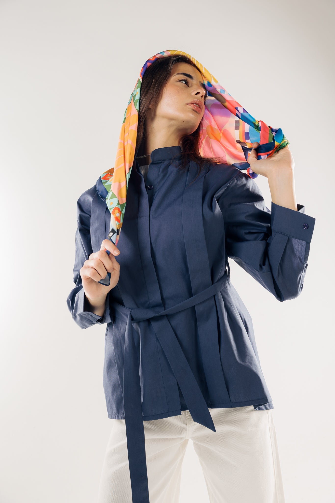 Square Silk Scarf 1 - AB ESSENTIALS