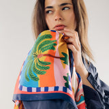 Square Silk Scarf 1 - AB ESSENTIALS