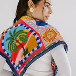 Square Silk Scarf 1 - AB ESSENTIALS