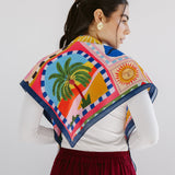 Square Silk Scarf 1 - AB ESSENTIALS