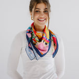 Square Silk Scarf 1 - AB ESSENTIALS