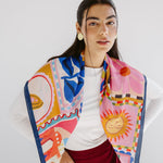 Square Silk Scarf 1 - AB ESSENTIALS