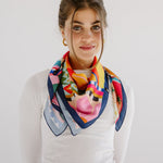Square Silk Scarf 1 - AB ESSENTIALS