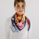 Square Silk Scarf 1 - AB ESSENTIALS
