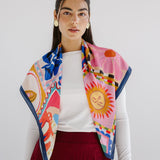 Square Silk Scarf 1 - AB ESSENTIALS