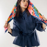 Square Silk Scarf 1 - AB ESSENTIALS