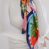 Square Silk Scarf 1 - AB ESSENTIALS