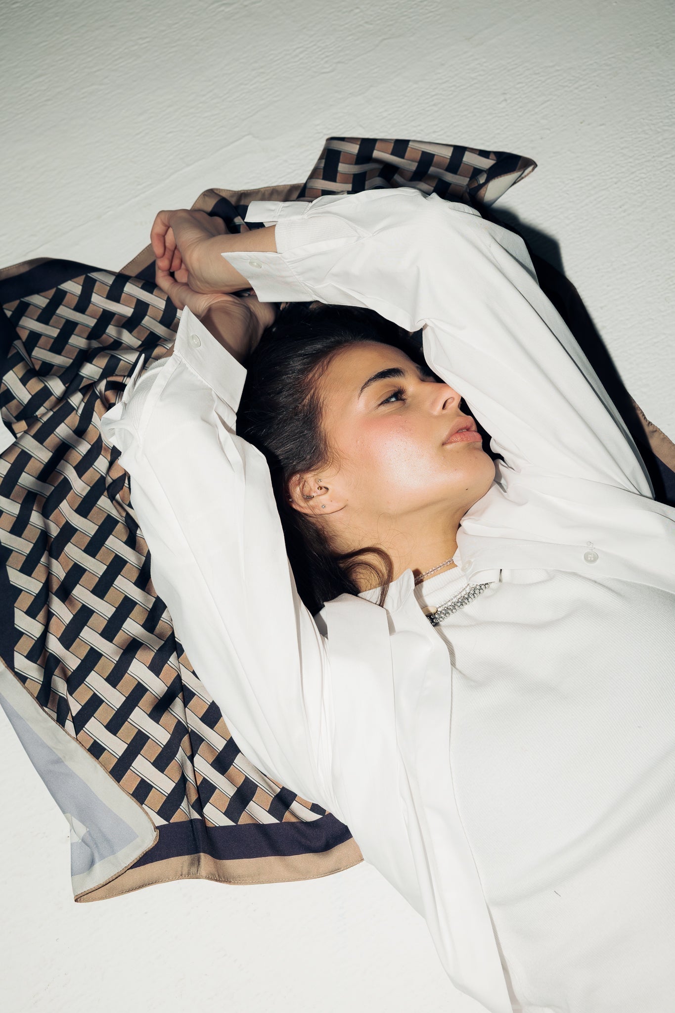 Square Silk Scarf 2 - AB ESSENTIALS
