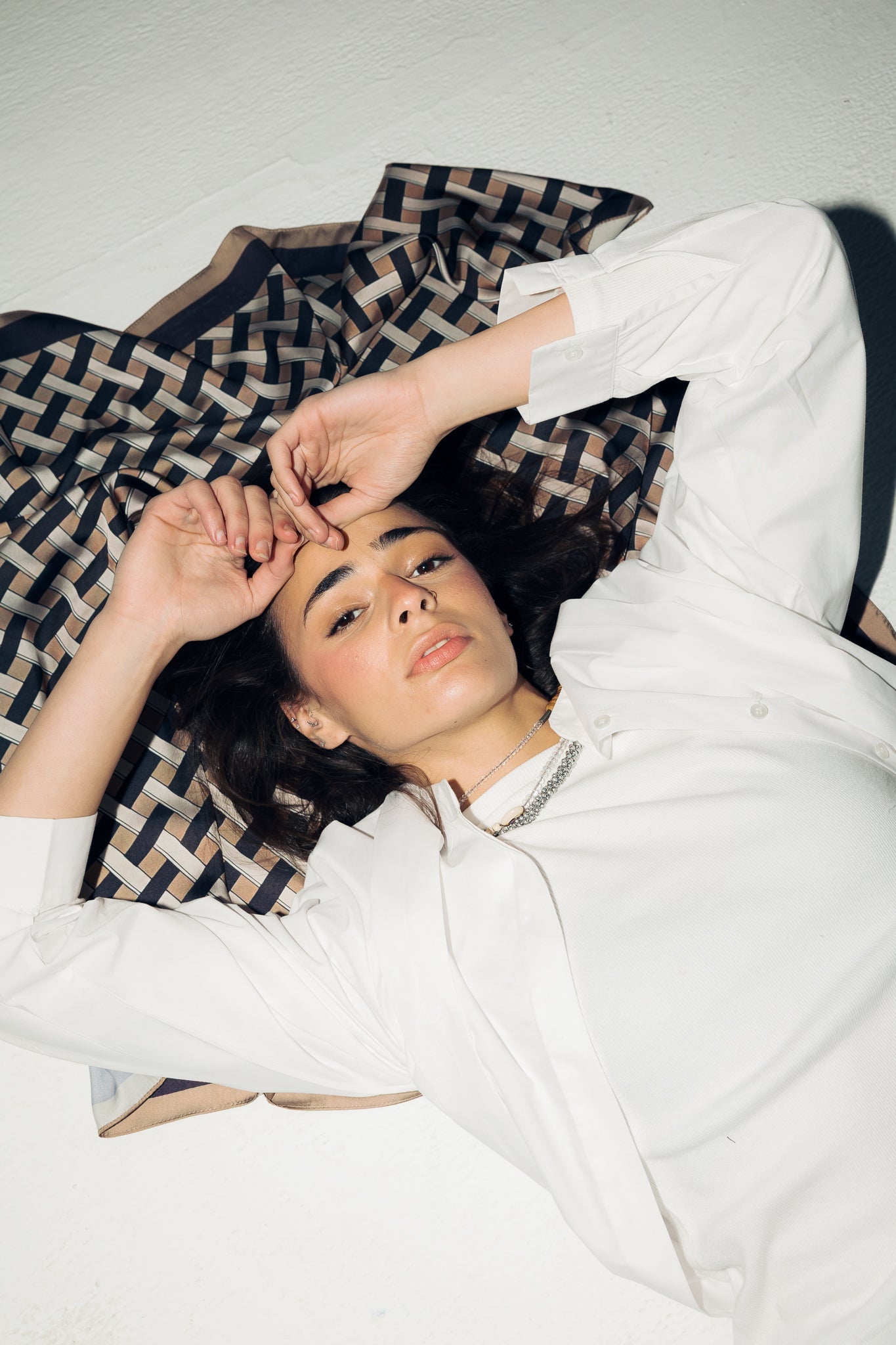 Square Silk Scarf 2 - AB ESSENTIALS