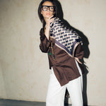 Square Silk Scarf 2 - AB ESSENTIALS