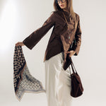 Square Silk Scarf 2 - AB ESSENTIALS