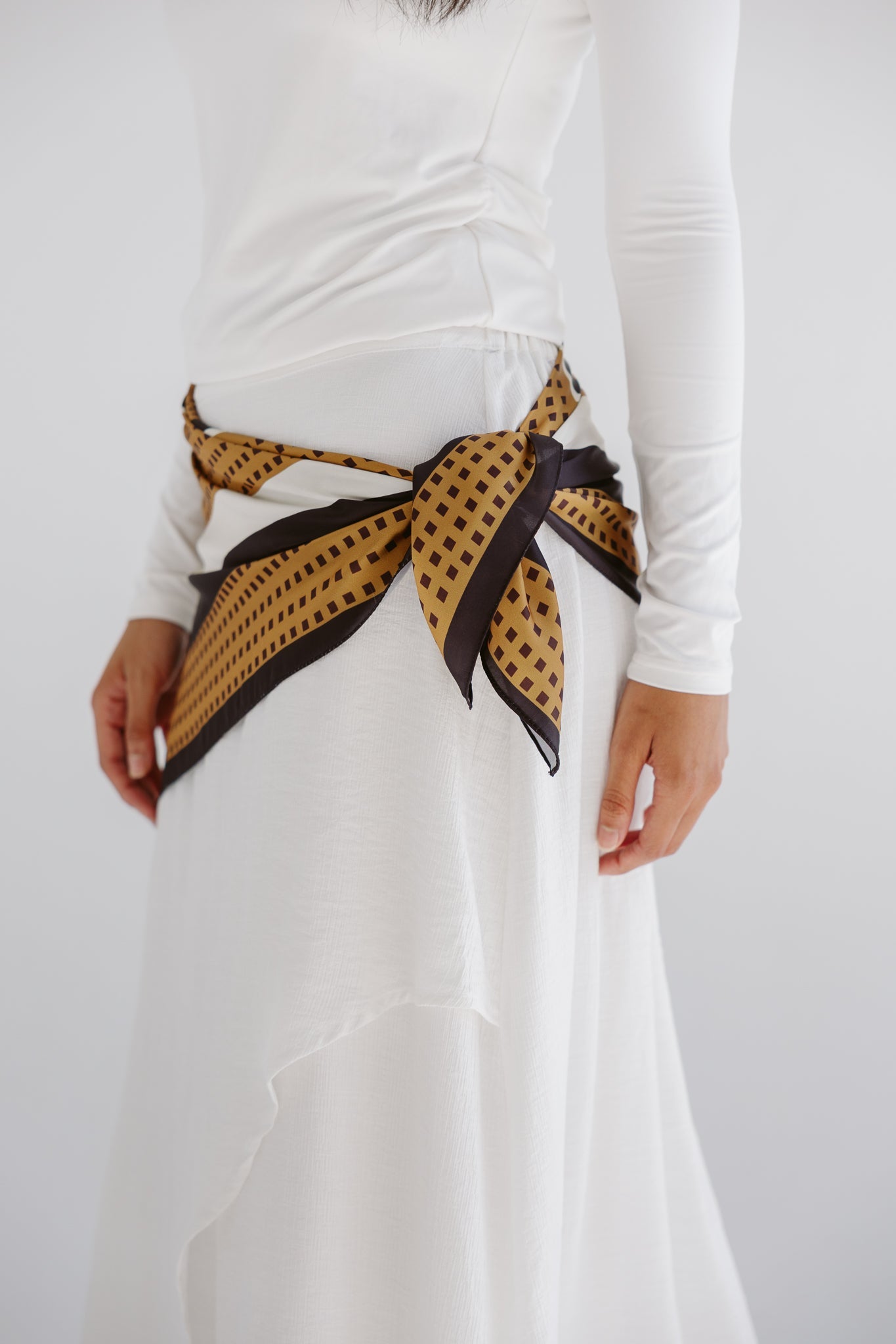 Square Silk Scarf 3 - AB ESSENTIALS