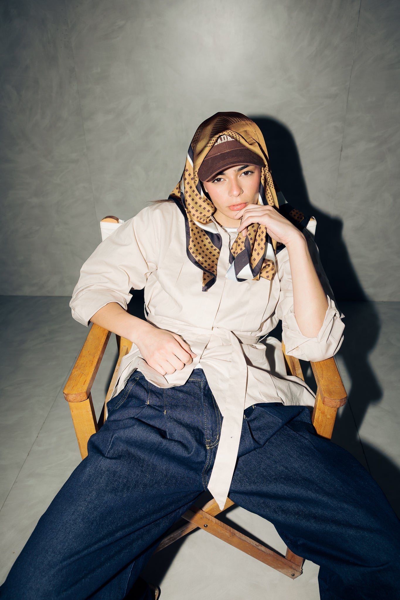 Square Silk Scarf 3 - AB ESSENTIALS